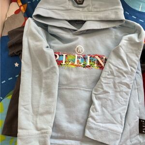 Ralph Lauren Light Blue Kids Hoodie